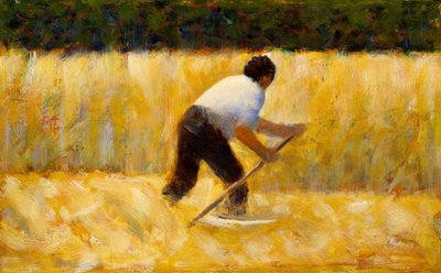 The Mower, 1881-82 by Georges Seurat